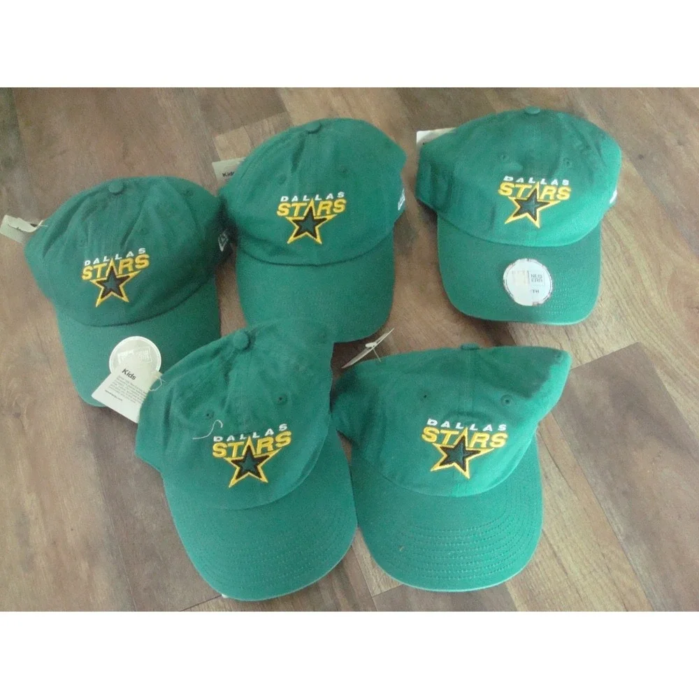 5HAT LOT DALLAS STARS NEW ERA YOUTH   BUNDLE CAP‎ HAT 90S VINTAGE 00S Y2K M1